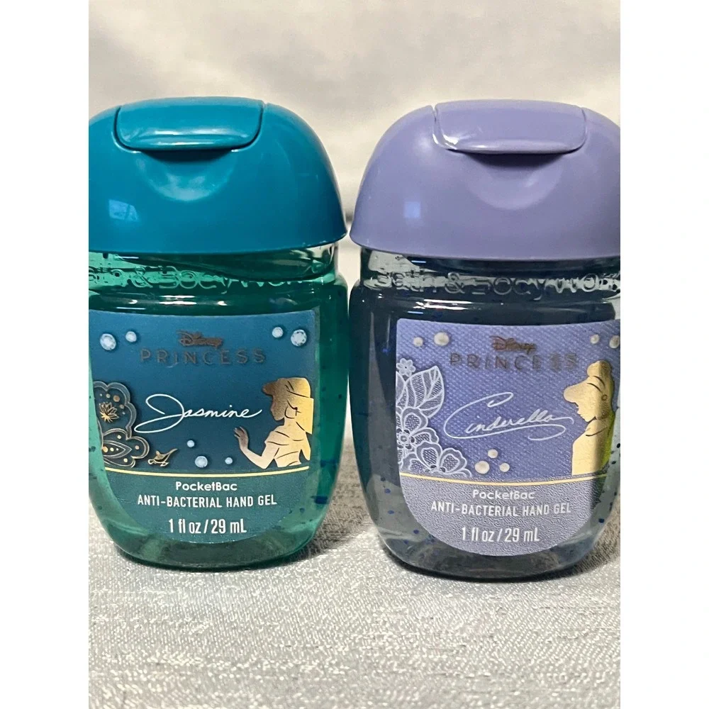 Bath & Body Works Disney Princess PocketBac Hand Sanitizer 3 Pack Jasmine Tiana